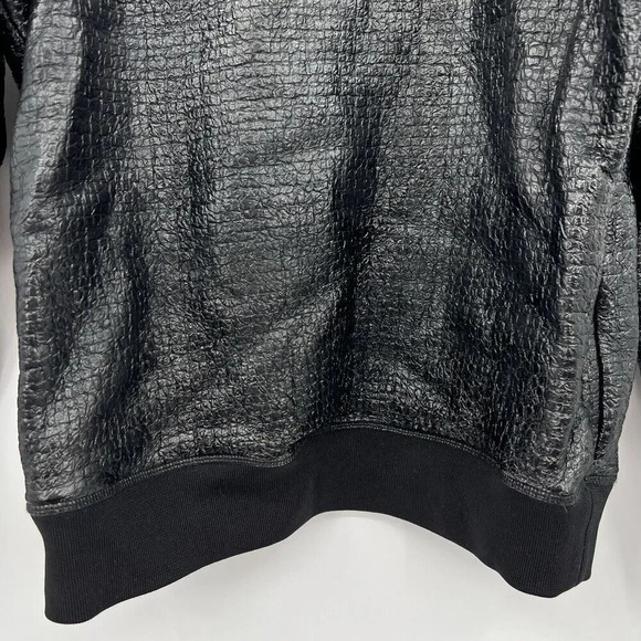 Theory 38 Incline B Downforce Black Long Sleeve Wool Shirt Sweater Size Medium - Picture 4 of 10